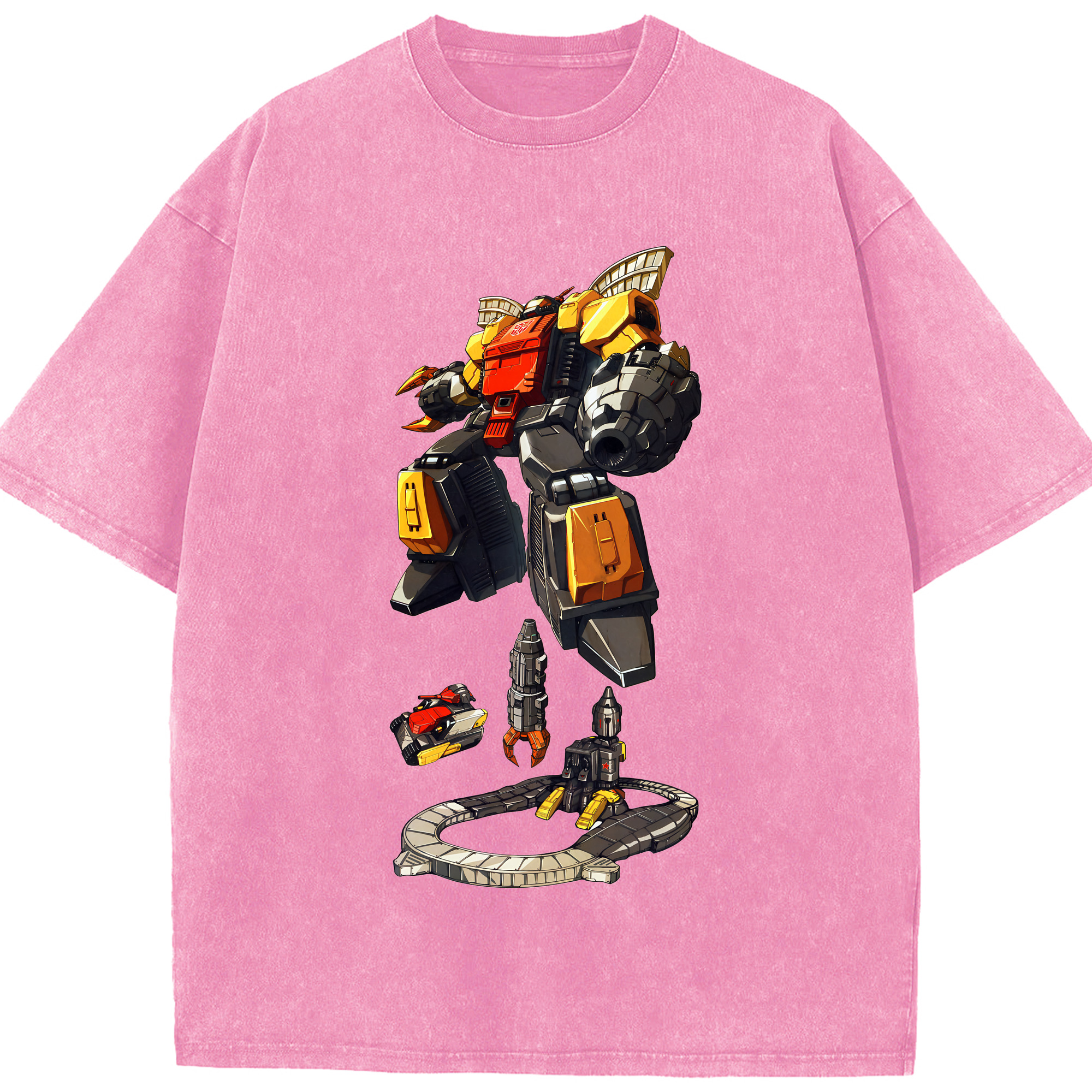 （画像用） Transformers トランスフォーマー 綿100% ヴィンテージ風 半袖Tシャツ（フロントプリント）